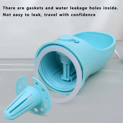 Portable Dog & Cat Water Bottle with Food Storage