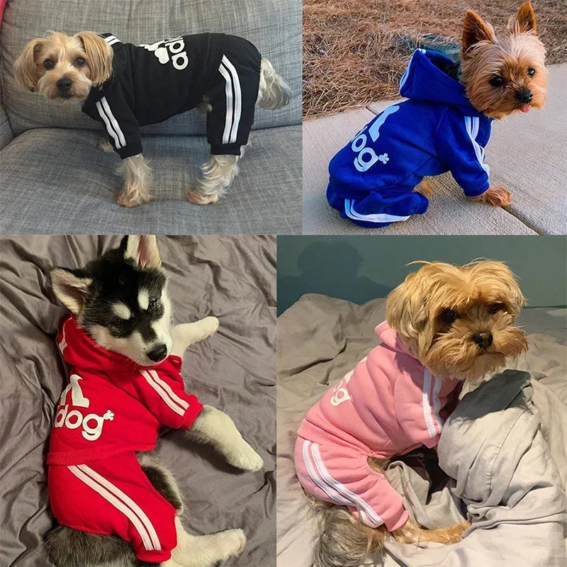 Dog Warm Jumpsuit Puppy Pet Clothes