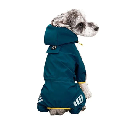 Reflective Waterproof Dog Raincoat