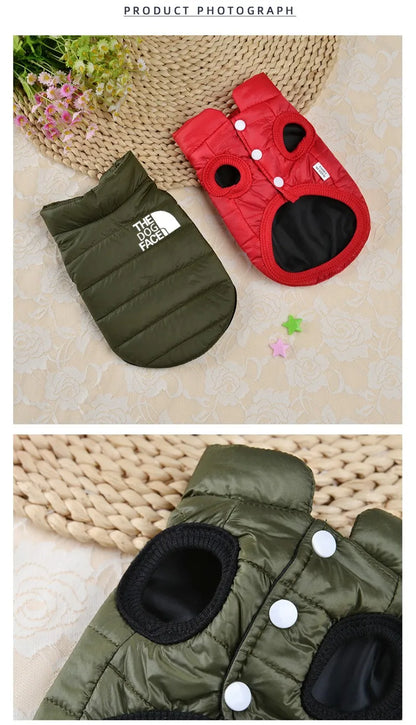 Double-Sided Dog Coat For Winters