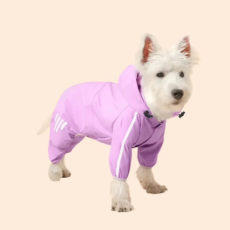 Reflective Waterproof Dog Raincoat