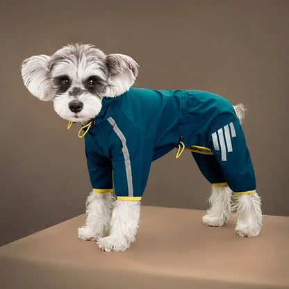 Reflective Waterproof Dog Raincoat