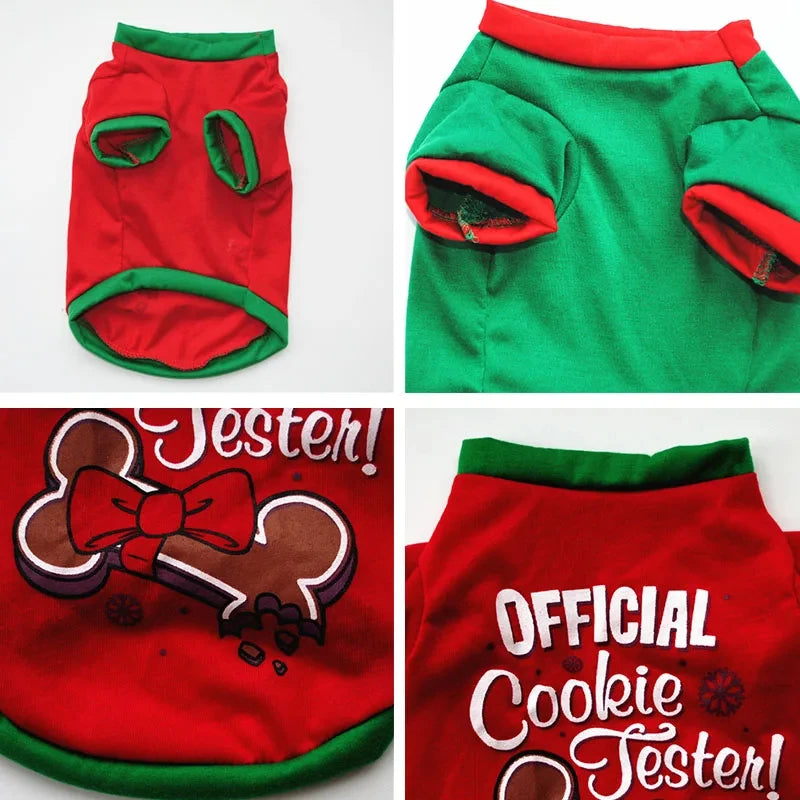 Christmas Dog Clothes for Small and Medium Dogs