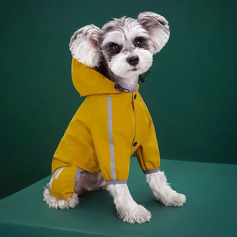 Reflective Waterproof Dog Raincoat