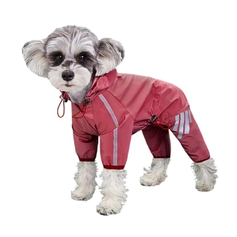 Reflective Waterproof Dog Raincoat