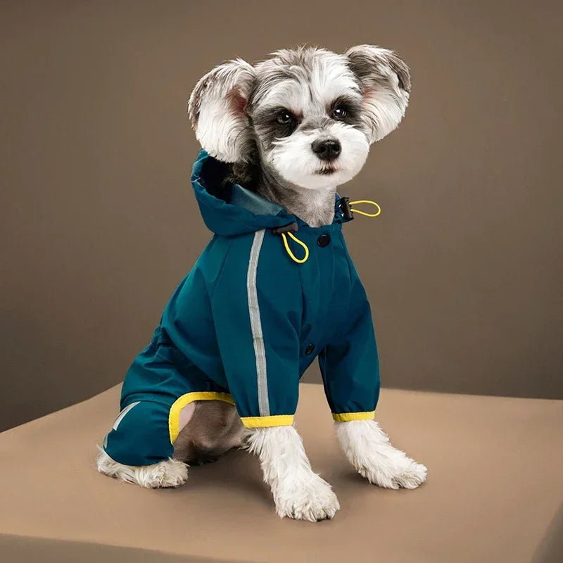 Reflective Waterproof Dog Raincoat